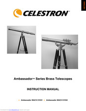 Celestron Ambassadorr 80AZ Instruction Manual