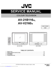 JVC AV-21B116b Service Manual