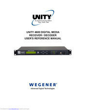 Wegener UNITY 4600 User's Reference Manual