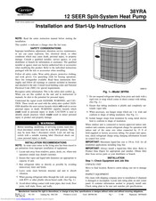 Carrier 38YRA042 Installation And Start-Up Instructions Manual