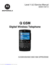Motorola Q GSM Service Manual