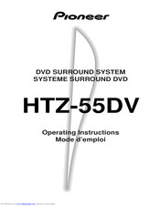 Pioneer HTZ-55DV Operating Instructions Manual