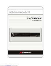 UltraPlus F-9000HD PVR User Manual