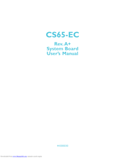DFI CS60-EC User Manual