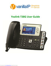 Yealink T38G User Manual