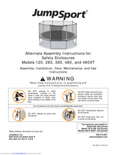 JumpSport 380 Assembly & Installation Manual