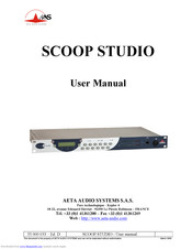 AETA Audio Systems SCOOP STUDIO User Manual