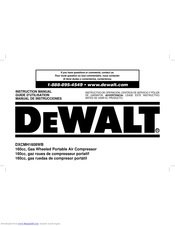 DeWalt DXCMH1608WB Instruction Manual