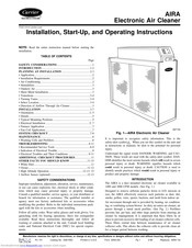 Carrier Aira Installation, Start-Up, And Operating Instructions Manual