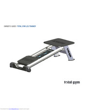 Total Gym TOTAL GYM LEG TRAINER Owner's Manual
