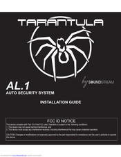 Soundstream Tarantula AL.1 Installation Manual