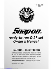 Lionel Snap-On Owner's Manual