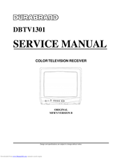 Durabrand DBTV1301 Service Manual