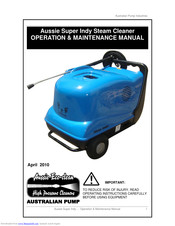 Australian Pump Industries Super Indy DX2015T Operation & Maintenance Manual