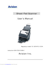 Avision FL-1213H User Manual