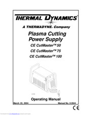 Thermal Dynamics CE CutMaster 75 Operating Manual