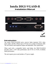 Intelix Intelix DIGI-VGASD-R Installation Manual