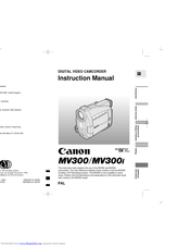 Canon MV 300 i Instruction Manual