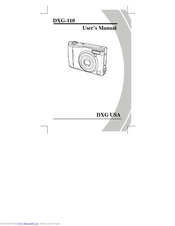 DXG DXG-110 User Manual