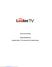 Lookee TV 6636D07HD Instruction Manual