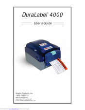 Graphic Products DuraLabel 4000 User Manual