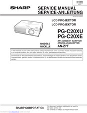 Sharp Notevision PG-C20XU Service Manual