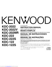 Kenwood KDC-122S Instruction Manual
