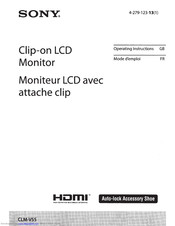 Sony Wahoo CLM-V55 Operating Instructions Manual