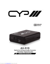 CYP AU-D1D Operation Manual