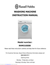 Russell Hobbs RHM51000B Instruction Manual