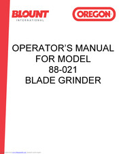 Blount 88-021 Operator's Manual