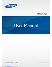Samsung SM-G900W8 User Manual