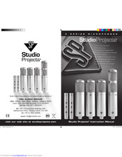 PMI Audio Group Studio Projects LSD2 Instruction Manual