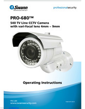 Swann PRO-680 Operating Instructions Manual