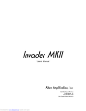 Aiken Amplification Invader MKII User Manual