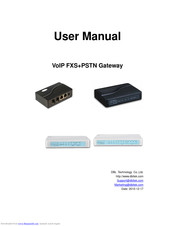 DBL Technology VoIP FXS+PSTN Gateway User Manual