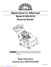 SPYKER S120-4510 Operator's Manual