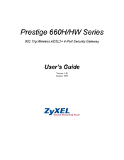 ZyXEL Communications PRESTIGE 660 HW Series User Manual