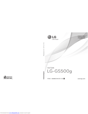LG GS500g User Manual