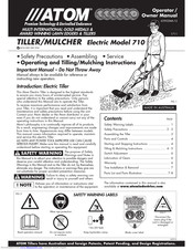 Atom 710 Operator Owner's Manual