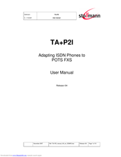 Stollmann TA+P2I User Manual