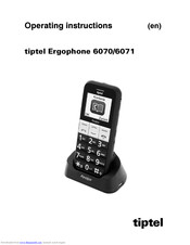 Tiptel Ergophone 6071 Operating Instructions Manual