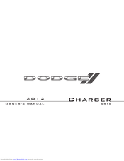 Dodge Challenger SRT8 2012 Owner's Manual