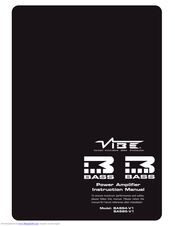 Vibe BASS5-V1 Instruction Manual