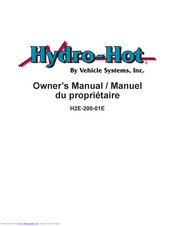 Vehicle Systems Hydro-Hot H2E-200-01E Owner's Manual