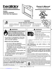 Heatilator EHS3633I Owner's Manual