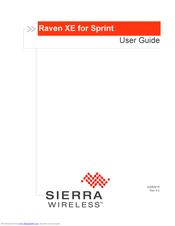 Sierra Raven XE User Manual