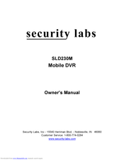 Security Labs SLD230M Owner's Manual