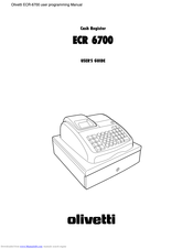 Olivetti ECR 6700 User Manual