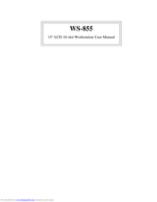ICP Electronics WS-855 User Manual
